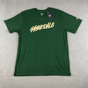 Under Armour Men's 2XL Green Gold Parkdale Cotton Polyester T-Shirt